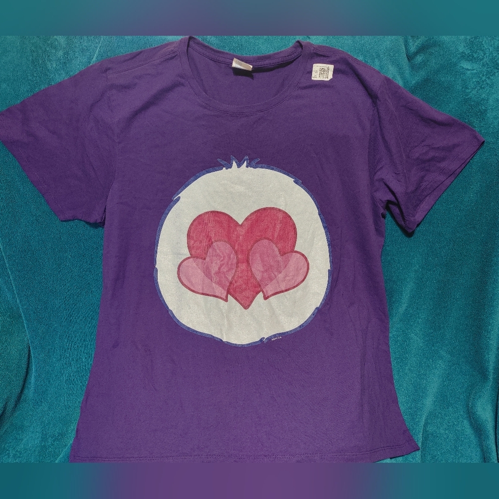 Care Bear Love A Lot | Color Purple | Size Female 3XL